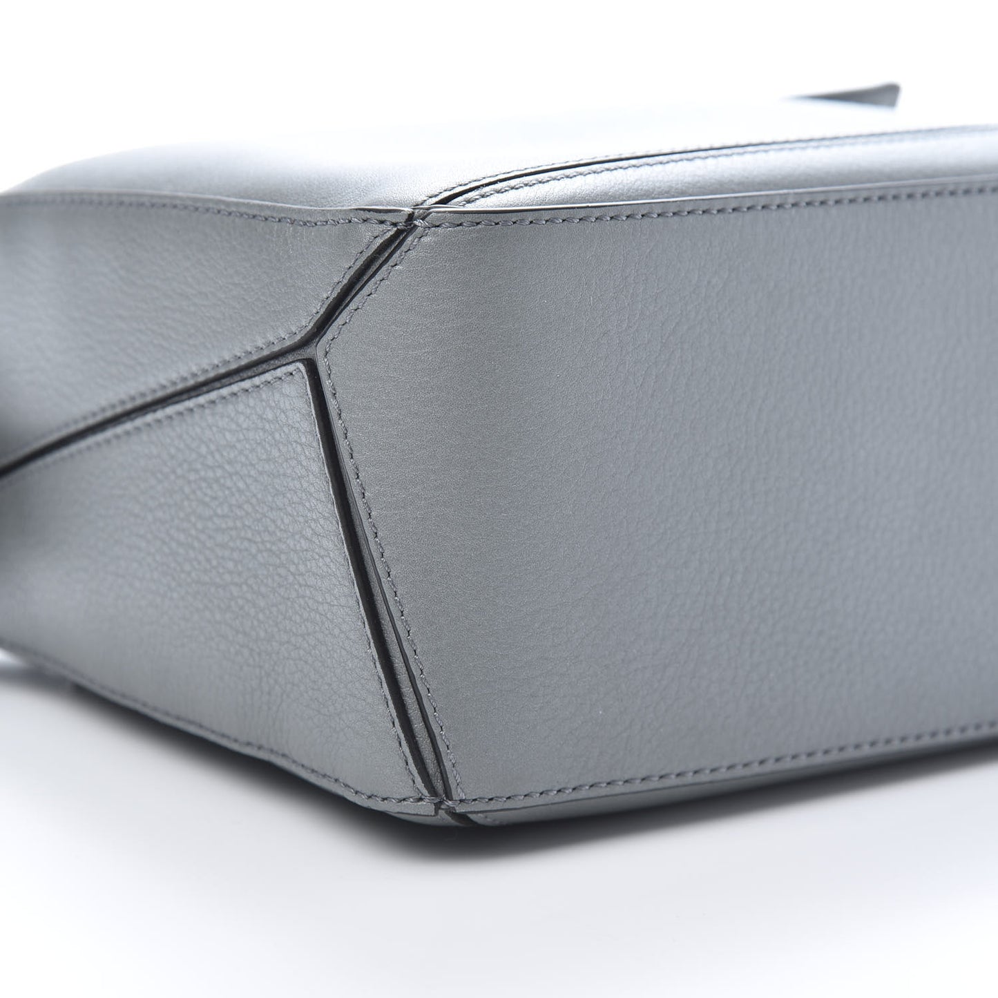 Calfskin Small Puzzle Bag Gunmetal