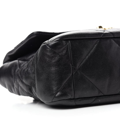 Chanel Lambskin Quilted Large Chanel 19 Flap Black 6 of 11