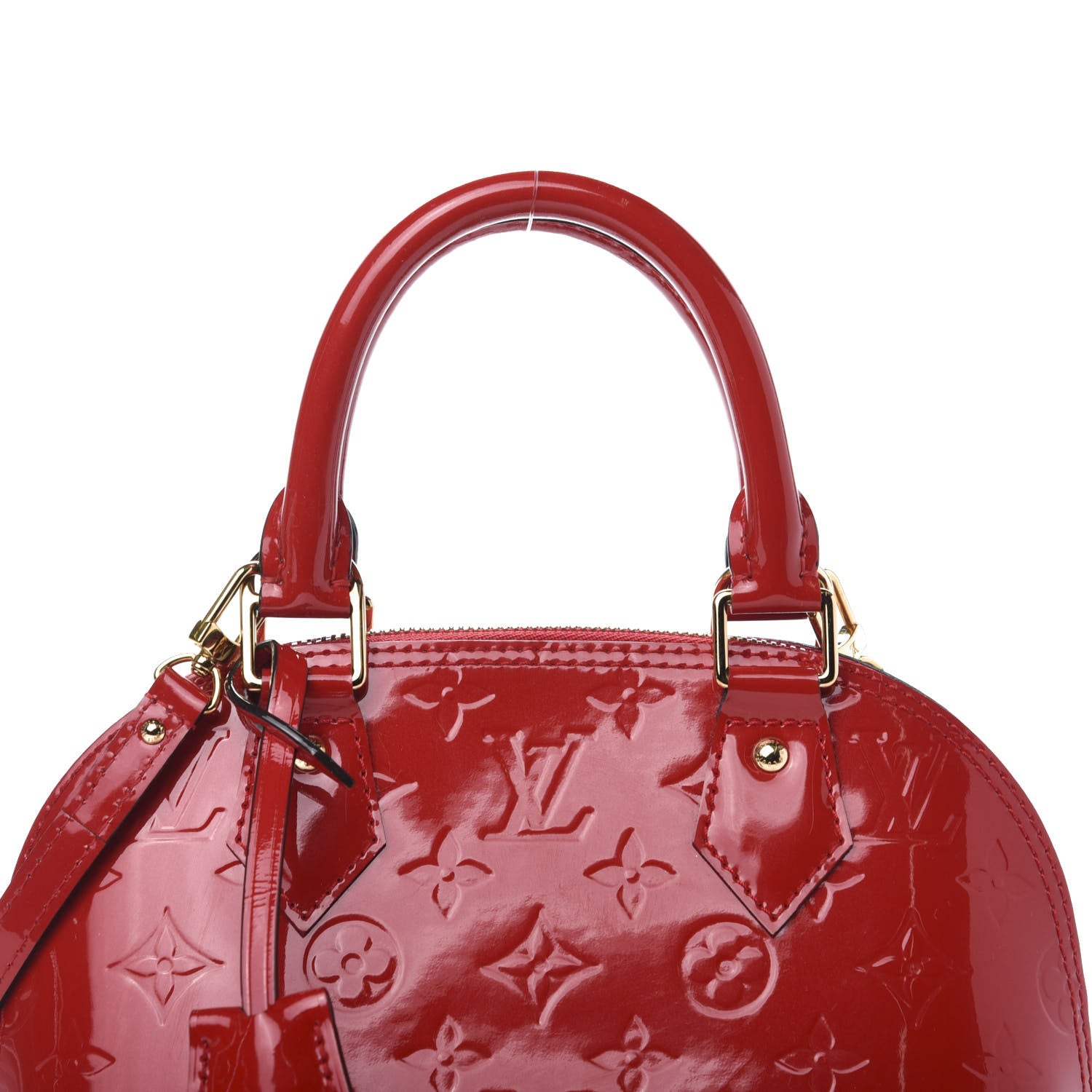 Louis Vuitton Vernis Alma BB Cherry 12 of 12