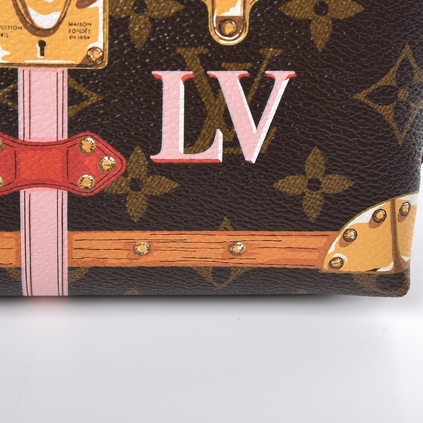 Monogram Summer Trunks Cosmetic Pouch PM