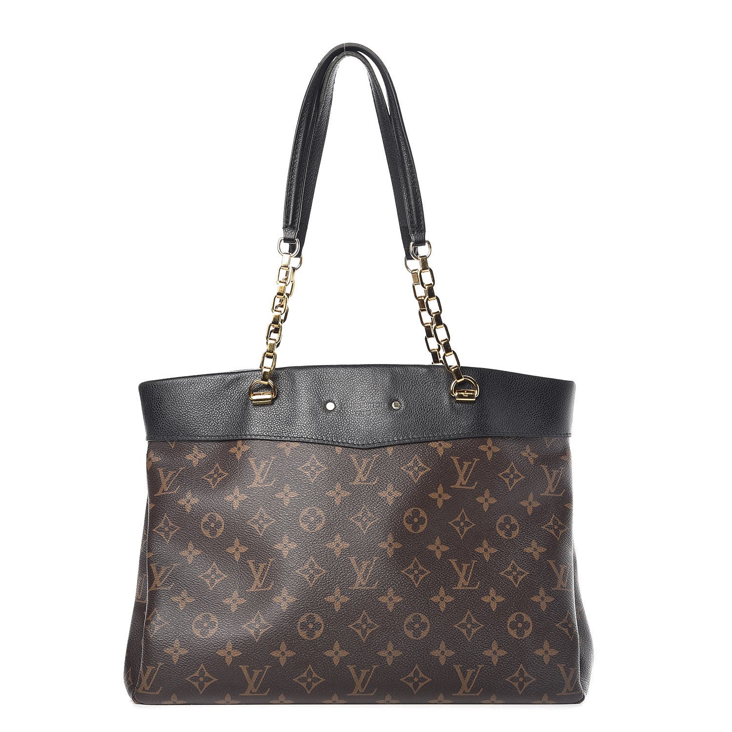Louis Vuitton Monogram Pallas Shopper Black 1 of 14