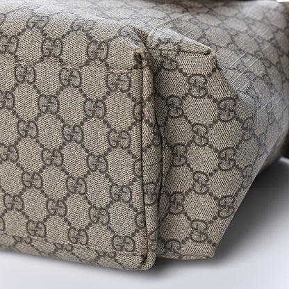 Gucci GG Plus Monogram Messenger Diaper Bag Dark Brown 9 of 12