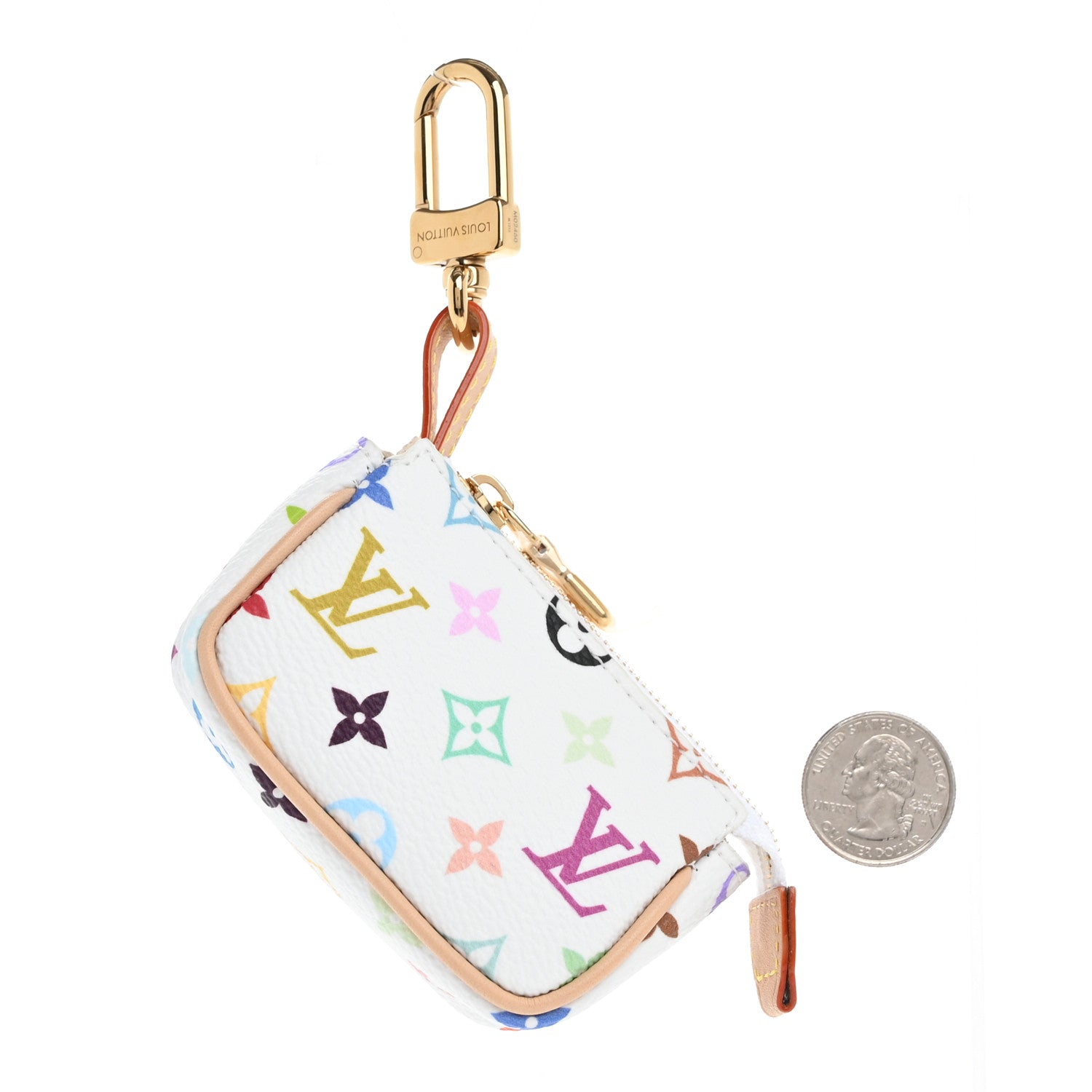 Louis Vuitton LV X TM Monogram Multicolor Micro Pochette White 1 of 5