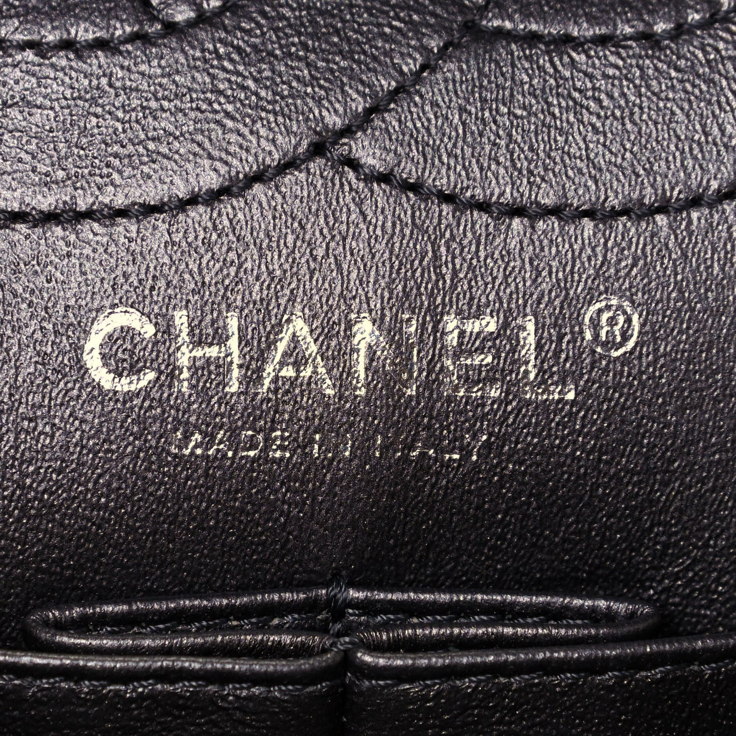 Aged Calfskin Quilted 2.55 Reissue 226 Flap Black