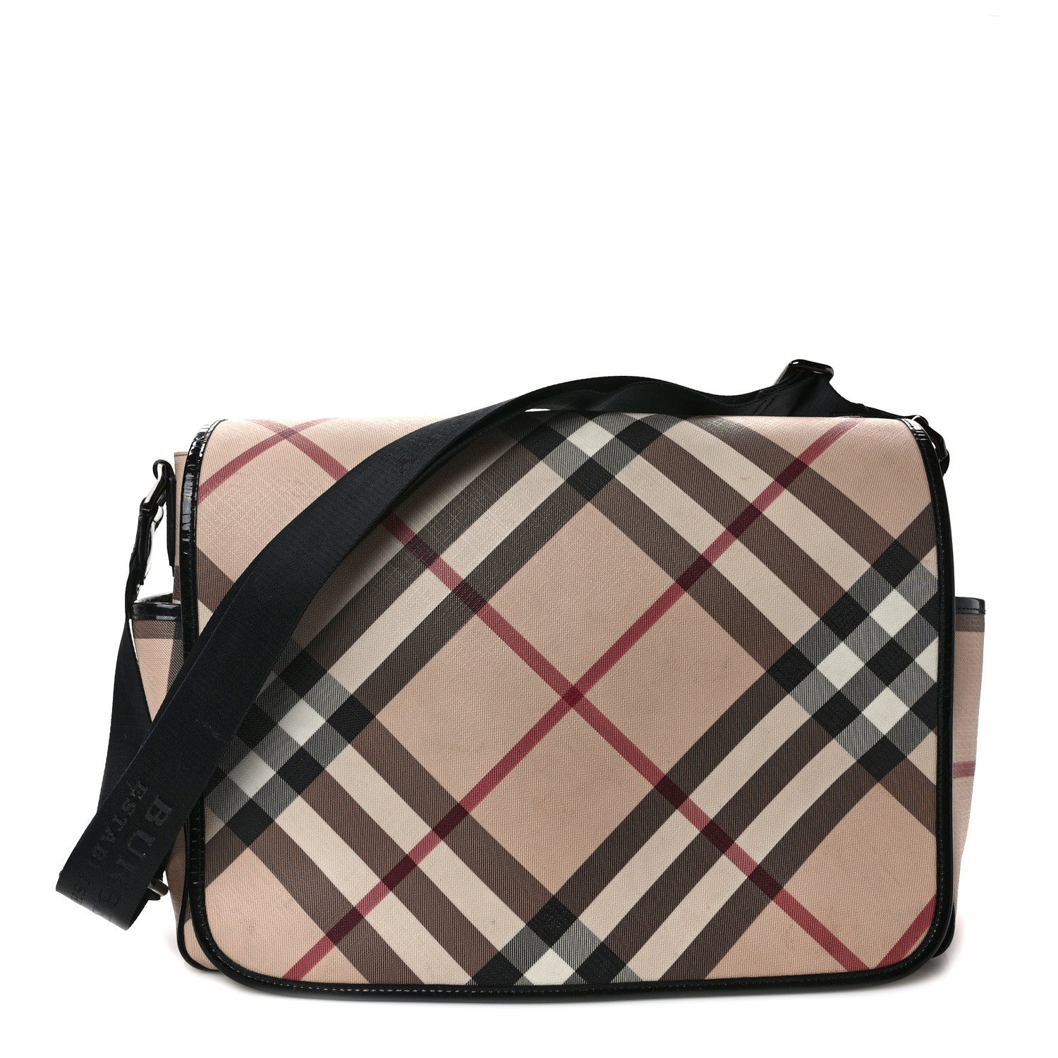 Burberry Nova Check Diaper Messenger Bag 1 of 11
