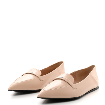 Prada Spazzolato Ballet Flats 39 Cipria 3 of 8
