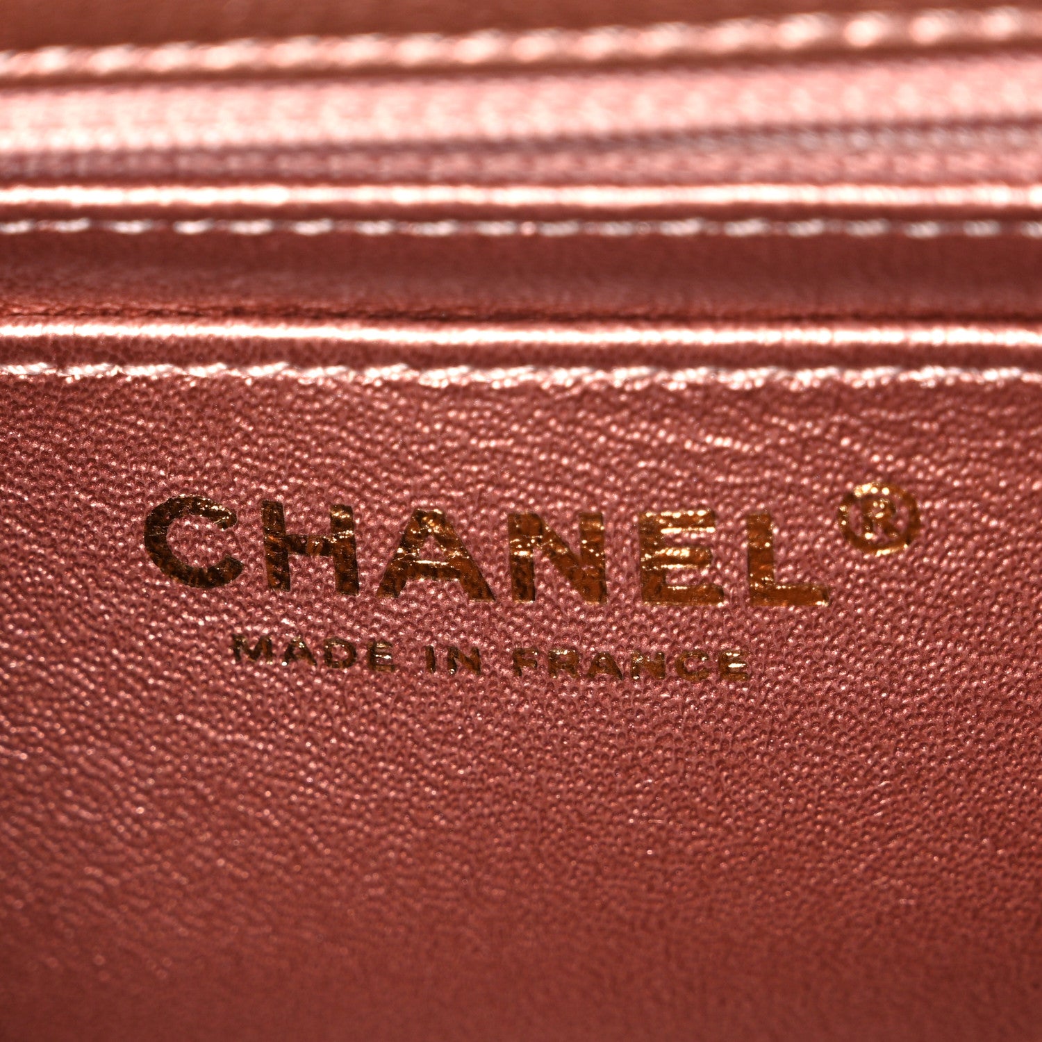Chanel Metallic Grained Calfskin Quilted 2.55 Reissue Mini Flap Copper Pink Copper Pink 6 of 10
