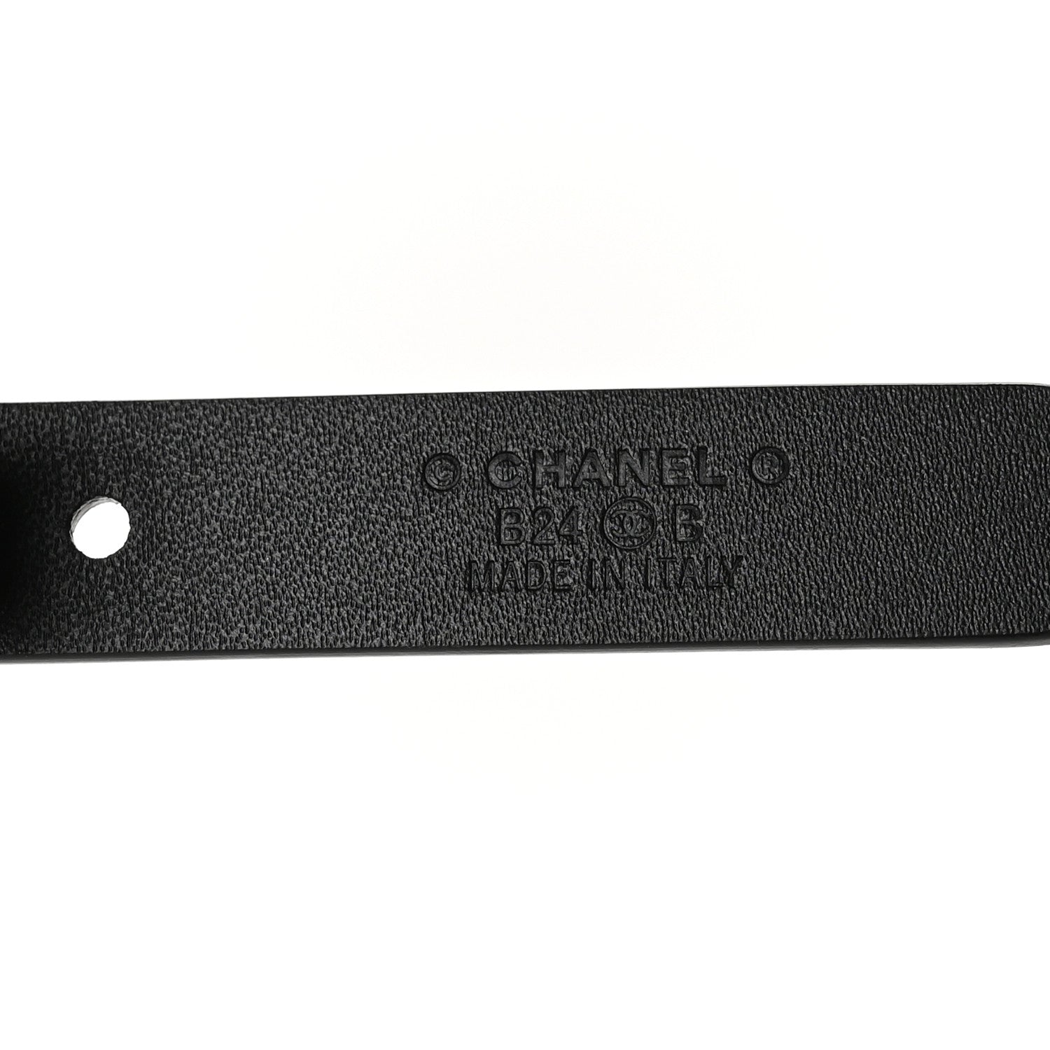 Chanel Lambskin CC Chain Belt 85 34 Black 3 of 6