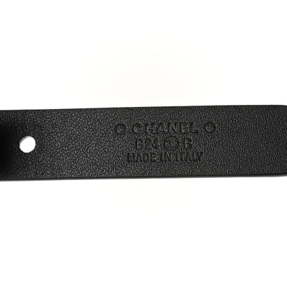 Chanel Lambskin CC Chain Belt 85 34 Black 3 of 6