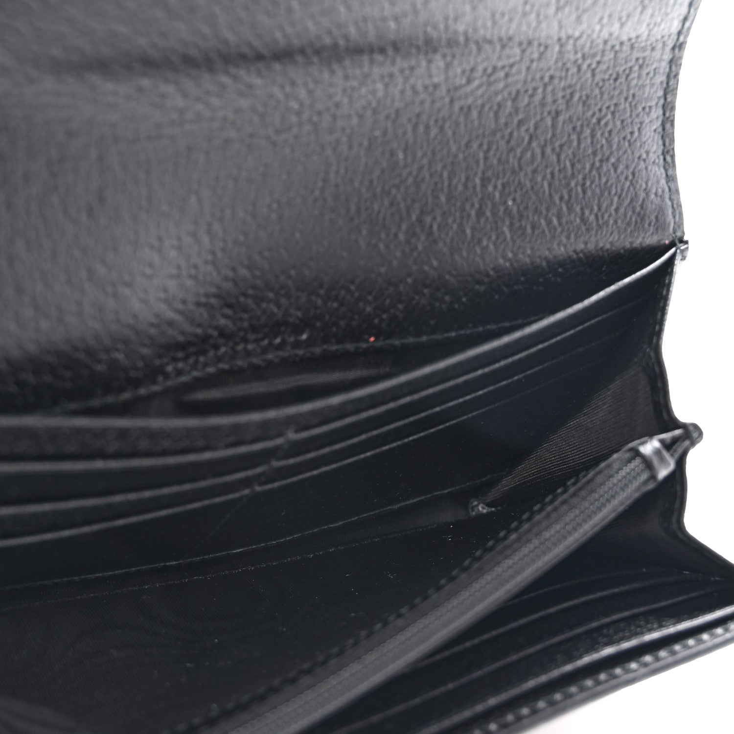 Gucci Calfskin Web Ophidia Continental Wallet Black 5 of 6