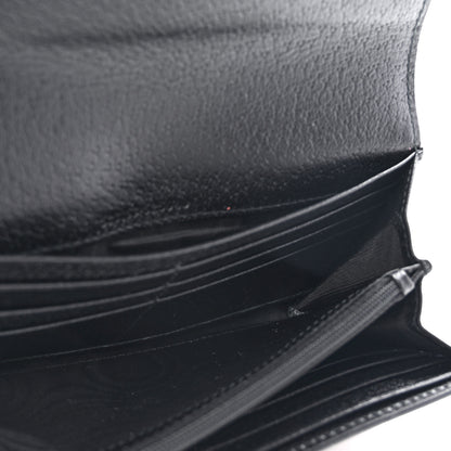 Gucci Calfskin Web Ophidia Continental Wallet Black 5 of 6