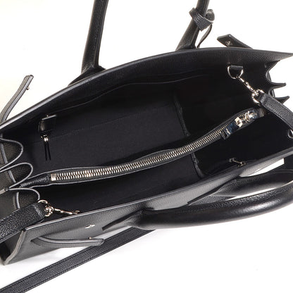 Saint Laurent Grained Calfskin Small Sac De Jour Black 5 of 8