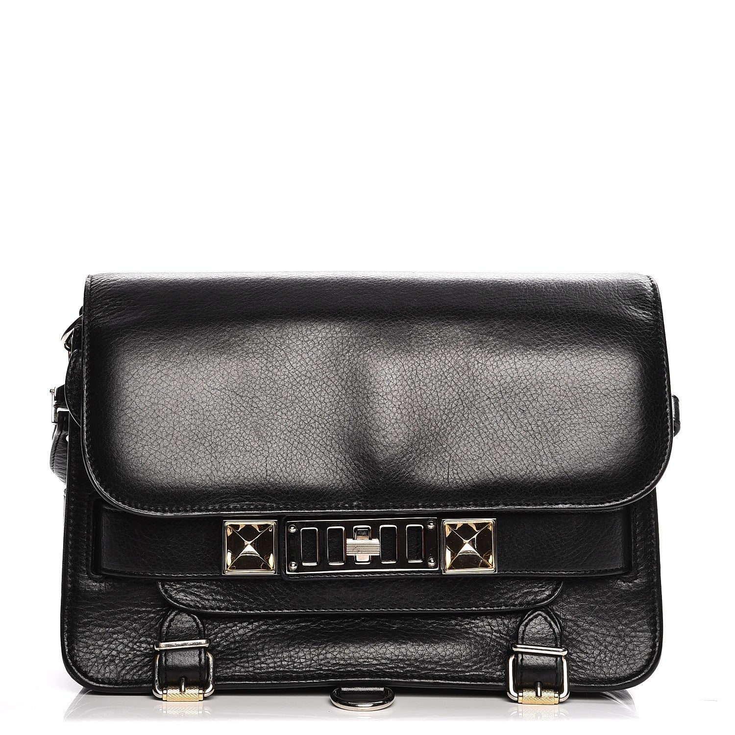 Proenza Schouler Calfskin PS11 Classic Shoulder Bag Black 1 of 11