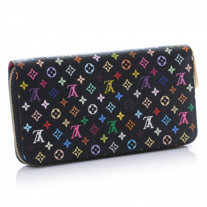 Louis Vuitton Monogram Multicolor Zippy Wallet Black Grenade 3 of 7