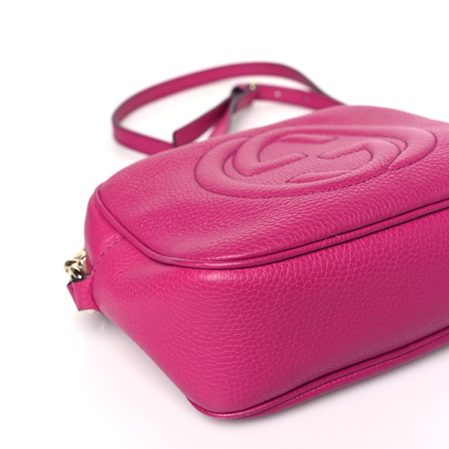 Cellarius Calfskin Small Soho Disco Bag Bright Bouganville