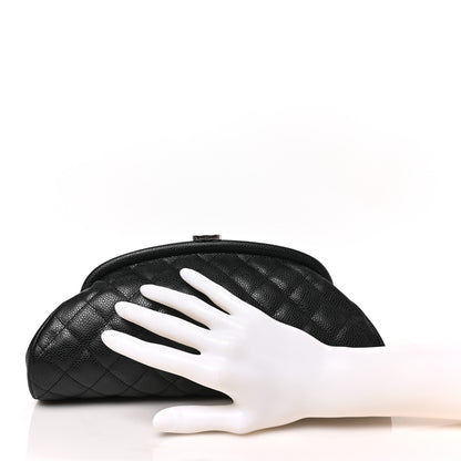 Chanel Caviar Quilted Timeless Clutch Black 2 of 8