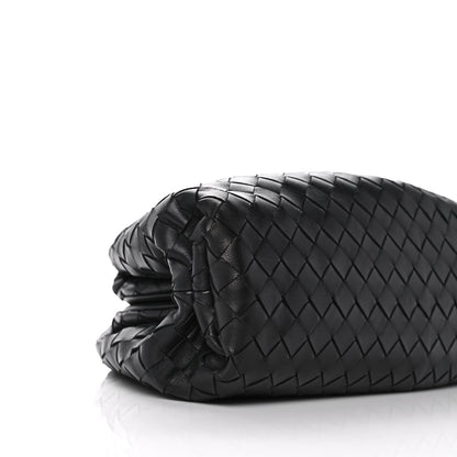 Bottega Veneta Nappa Maxi Intrecciato The Pouch Oversized Clutch Black 10 of 11
