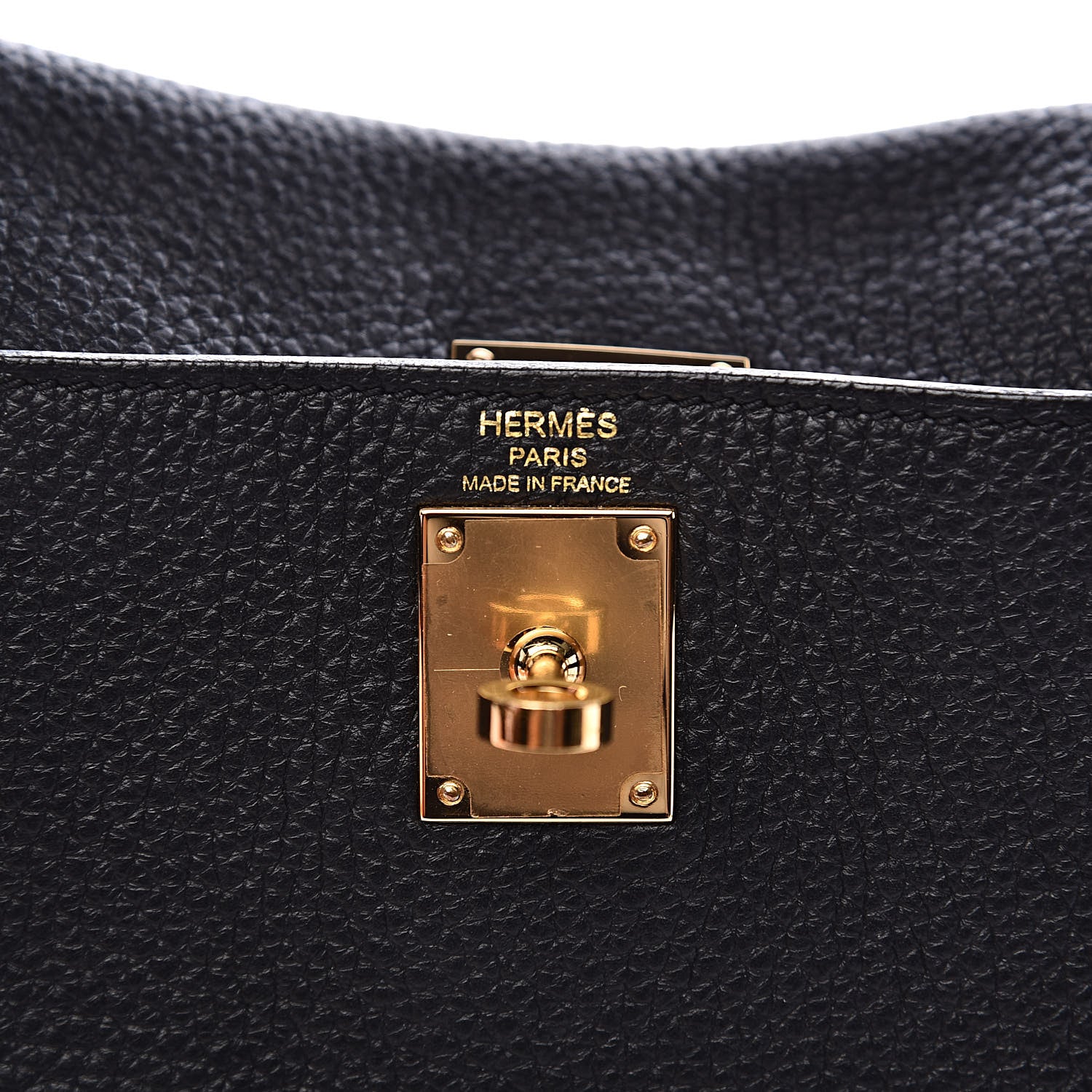 Hermes Taurillon Clemence Kelly Ado Backpack Black 6 of 11