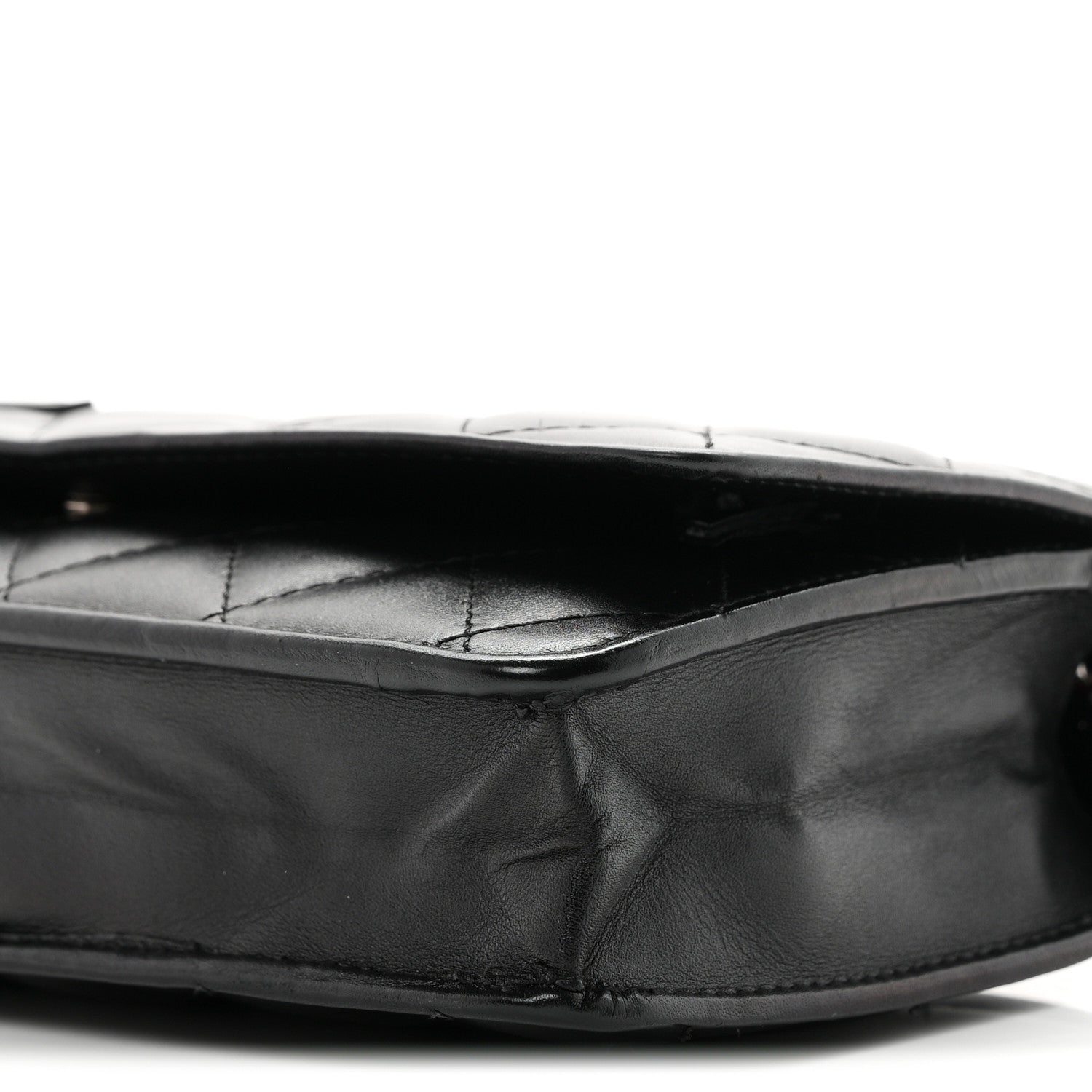 Chanel Calfskin Quilted Cambon Wallet on Chain WOC Black 11 of 12