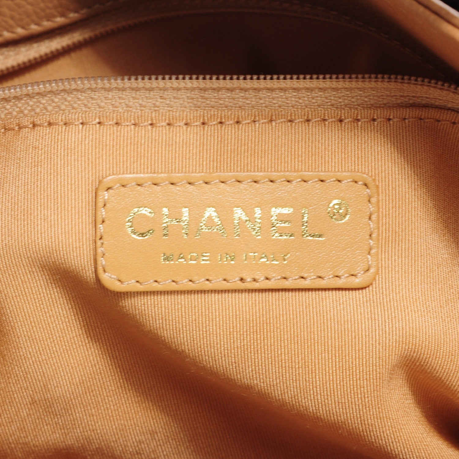 Chanel Calfskin Cerf Executive Shopper Tote Beige 6 of 7