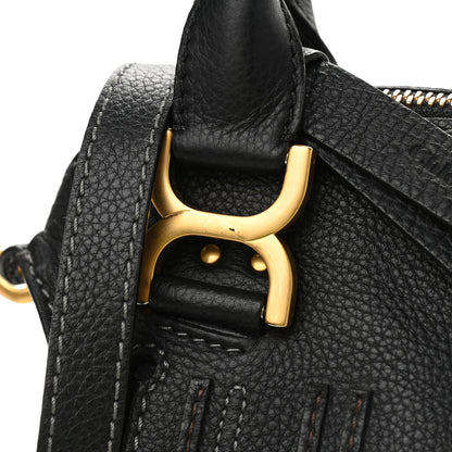 Chloe Calfskin Medium Marcie Satchel Black 12 of 13