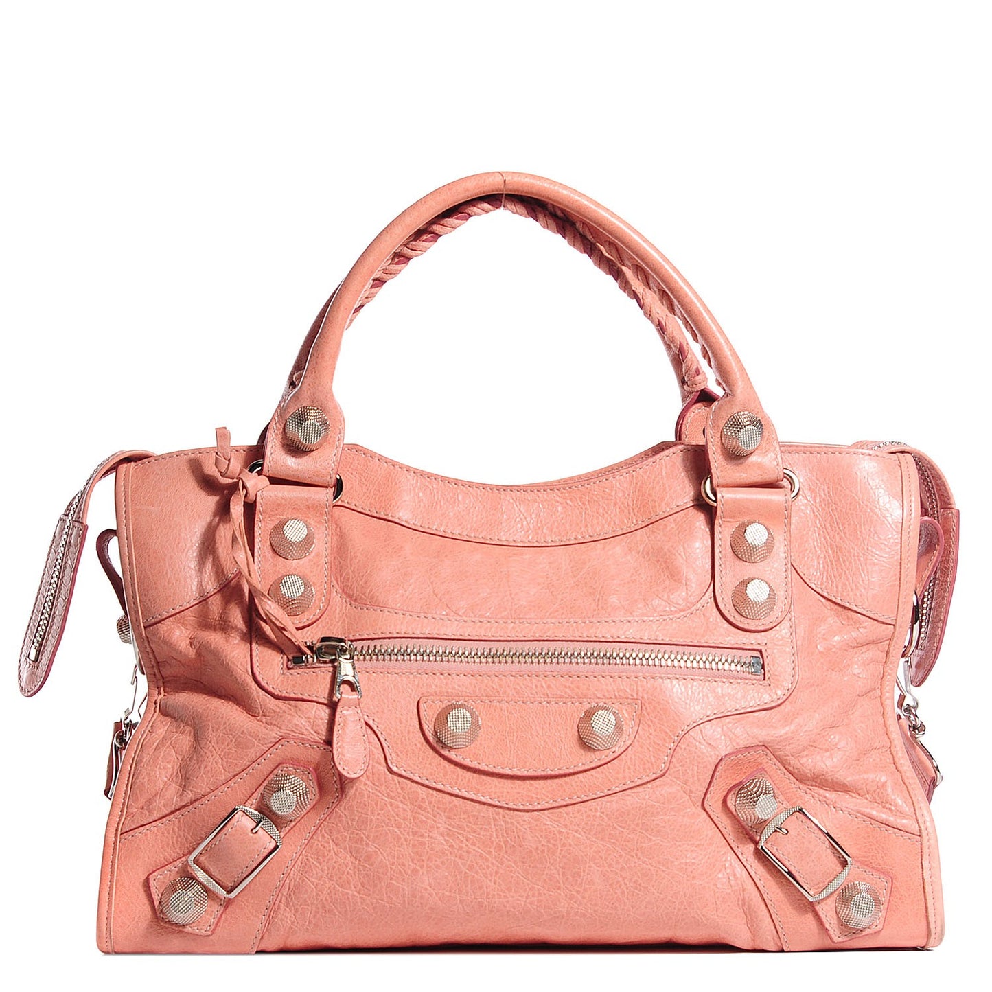 Agneau Giant 21 Silver Hardware City Vieux Rose