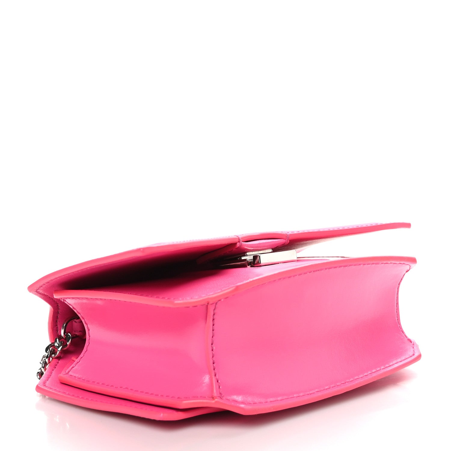 Givenchy Calfskin Bow Cut Chain Wallet Fuchsia 4 of 10