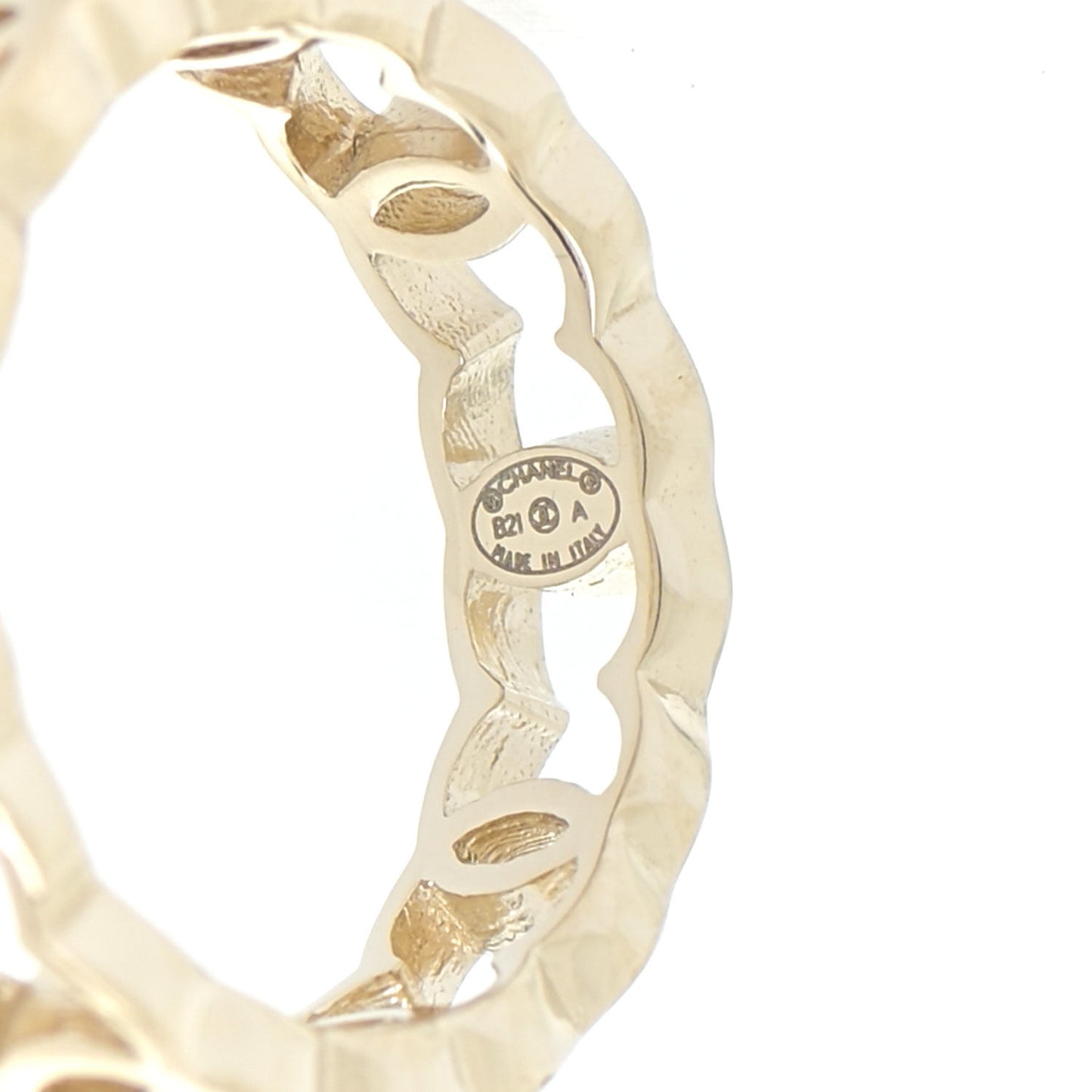 Metal CC Ring 50 5.25 Gold