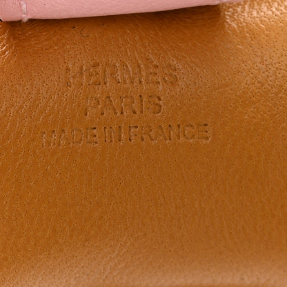 Hermes Milo Lambskin Grigri Rodeo Horse Bag Charm PM Sesame Malachite Rose Sakura 4 of 4