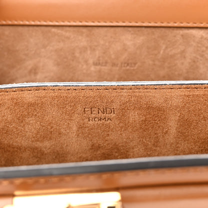 Fendi Vitello King Luxor Fendi Touch Shoulder Bag Caramello 6 of 10