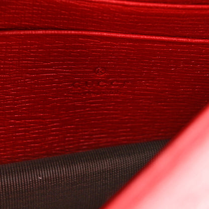 Gucci Dollar Calfskin Medium Betty Chain Wallet Red 6 of 9