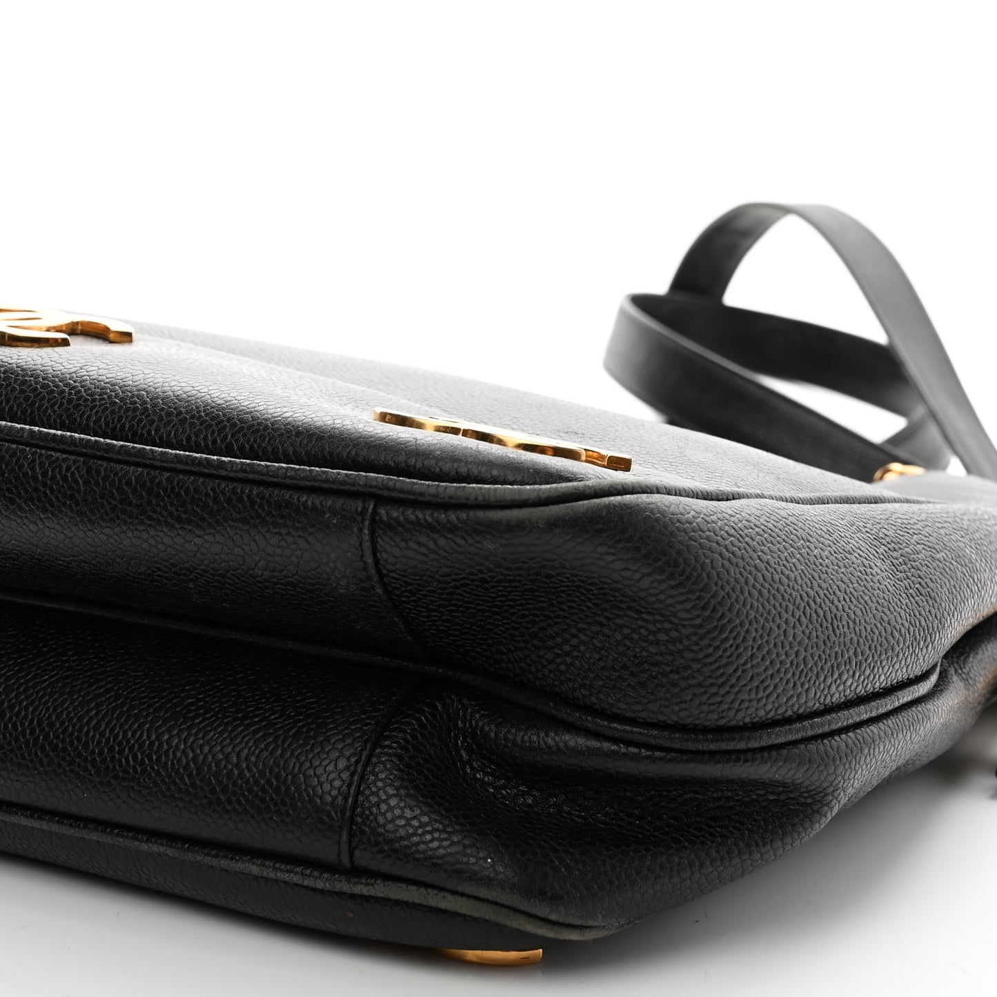 Caviar CC Shoulder Bag Black