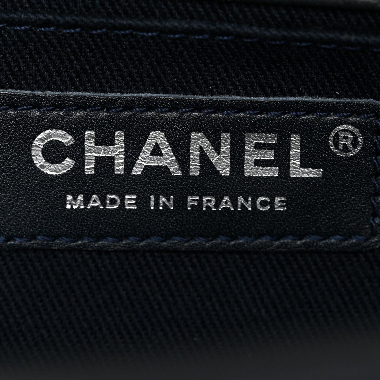 Chanel Caviar Stitched Medium Boy Flap Blue 6 of 14