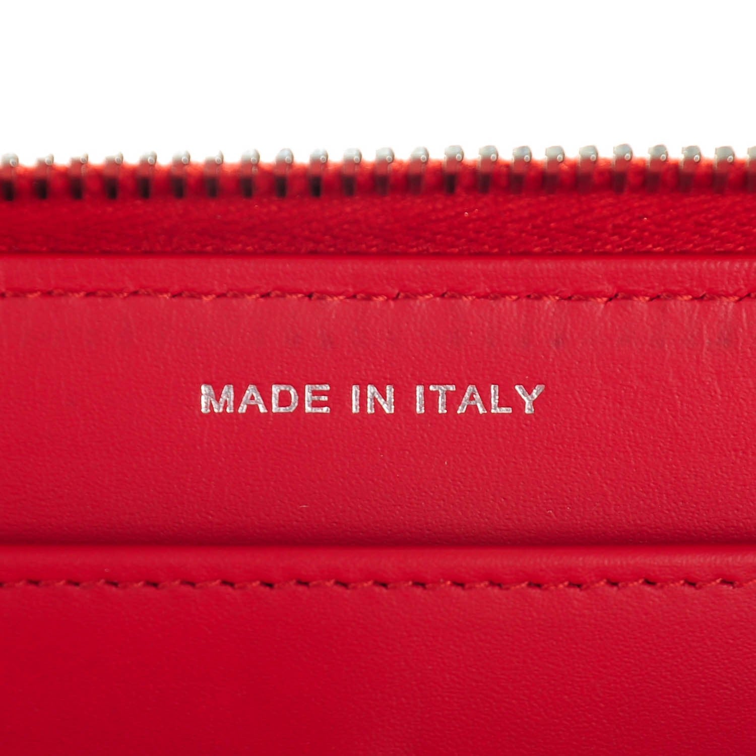 Chanel Caviar Quilted Large Gusset Zip Around Wallet Red 7 of 8