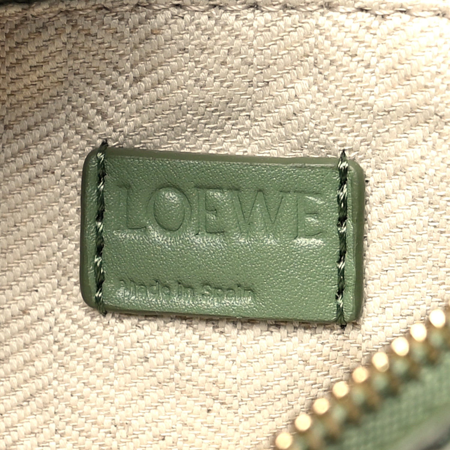 Loewe Calfskin Paula's Ibiza Degrade Mini Puzzle Bag Rosemary Light Oak 6 of 10