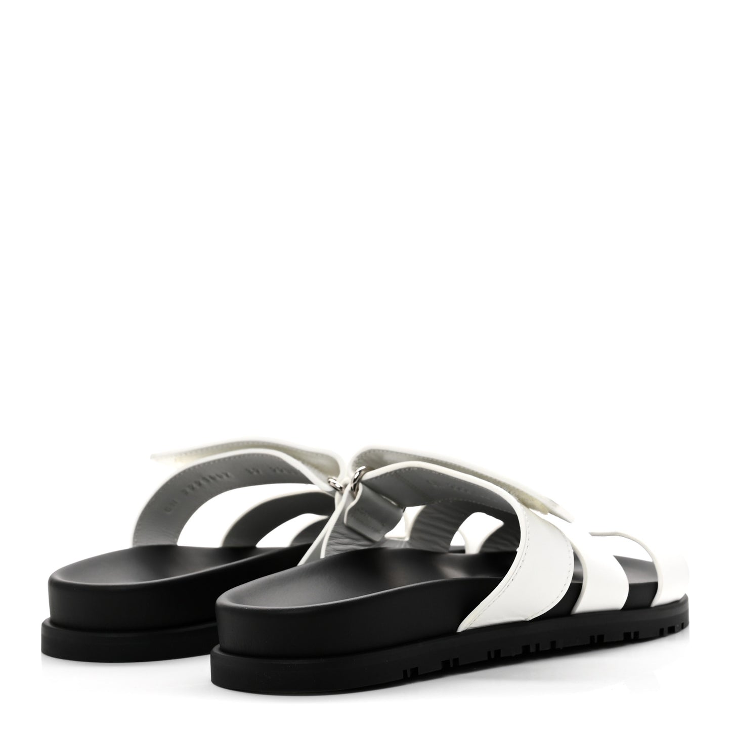 Calfskin Womens Chypre Sandals 37 White