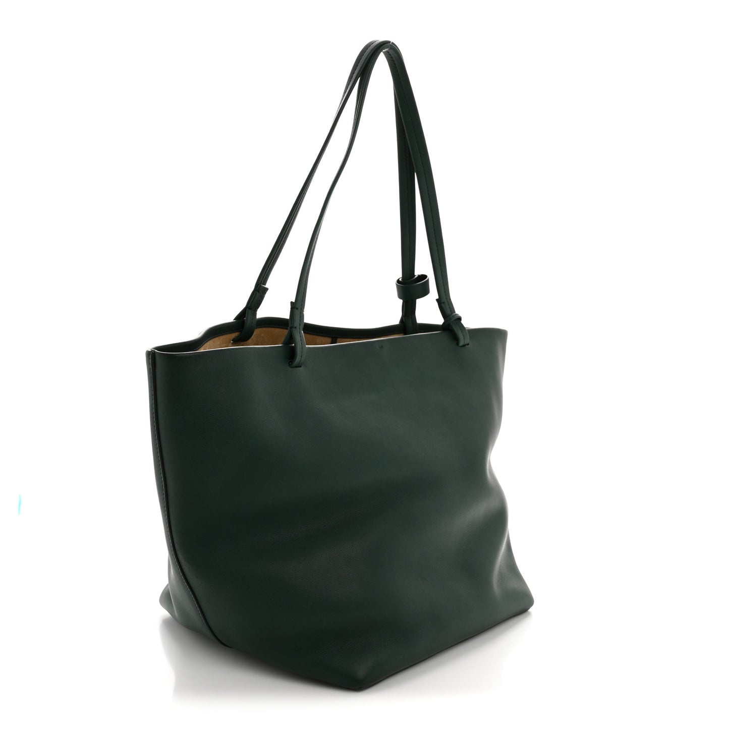 Polished Saddle Calfskin Park Tote Three Cyprus