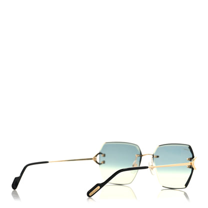 Cartier Metal C Decor Motif Sunglasses CT0466S Green 5 of 8