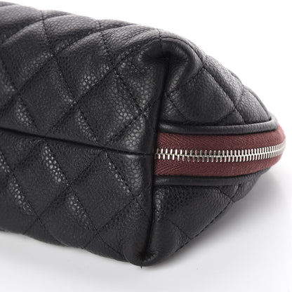 Chanel Caviar Quilted Cosmetic Case Black 9 of 9