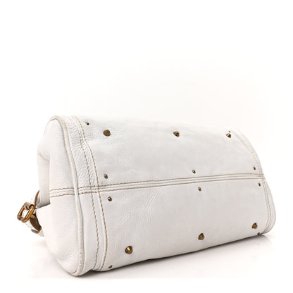 Chloe Calfskin Medium Paddington Satchel White 4 of 9