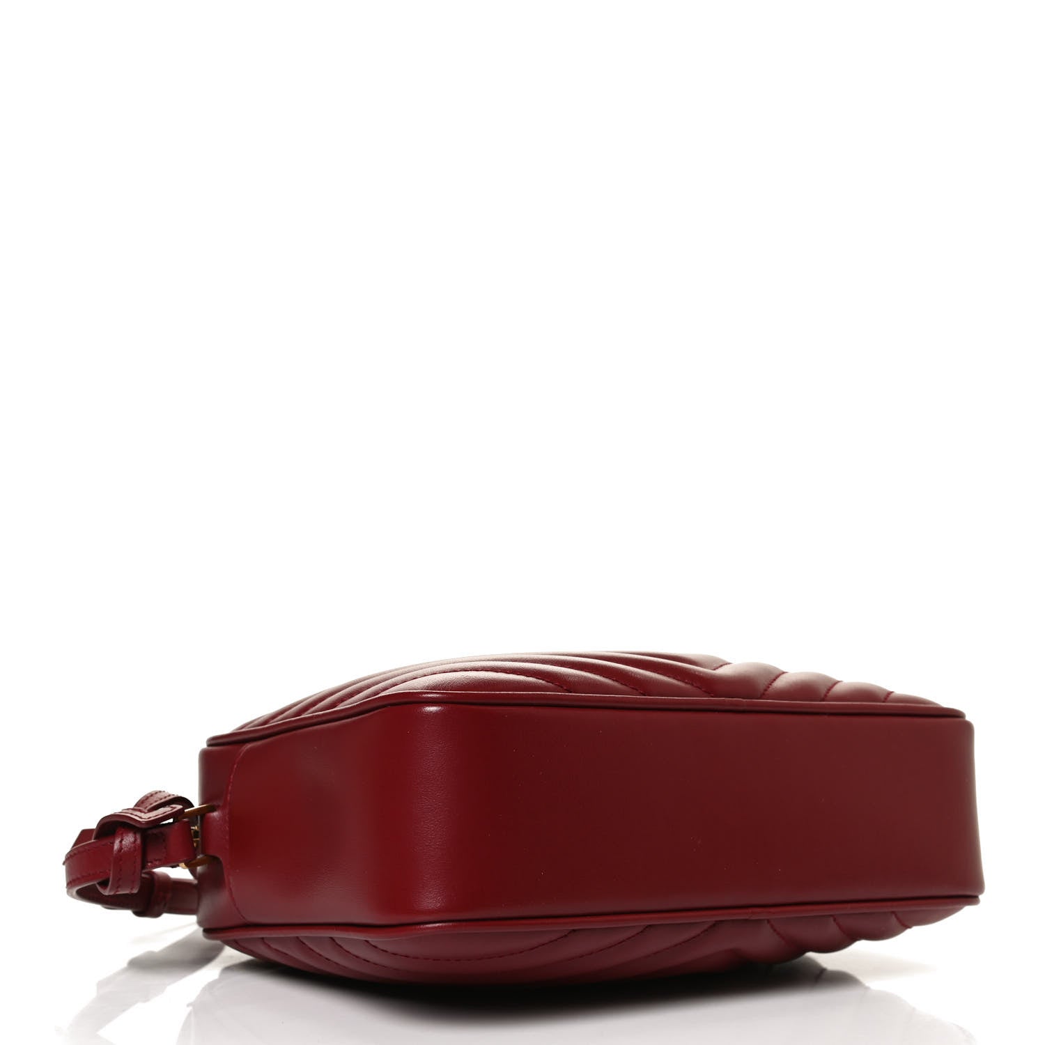 Saint Laurent Calfskin Matelasse Monogram Lou Camera Bag Red 4 of 12