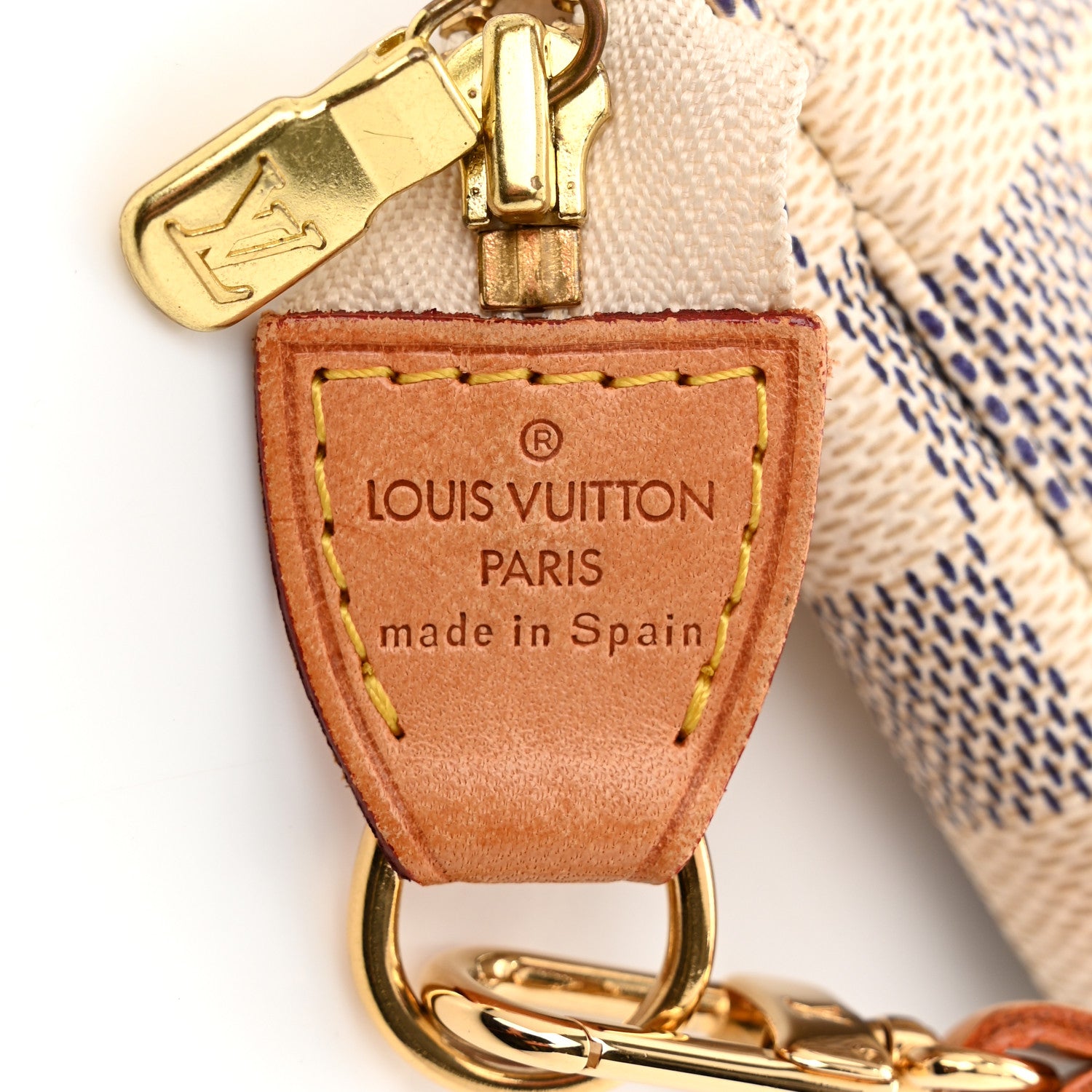 Louis Vuitton Damier Azur Pochette Accessories 6 of 10