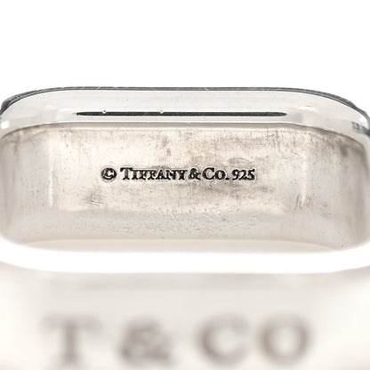Tiffany Sterling Silver 1837 Square Ring 52 6 4 of 6