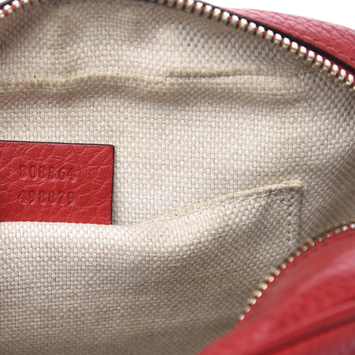 Pebbled Calfskin Small Soho Disco Bag Tabasco Red
