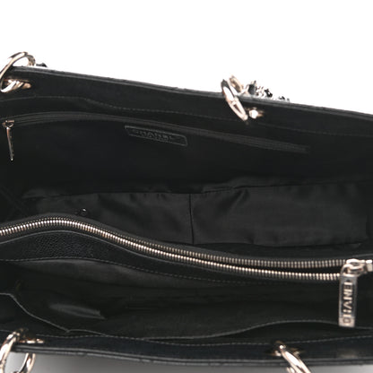 Chanel Caviar Quilted XL Grand Shopping Tote GST Black 7 of 10