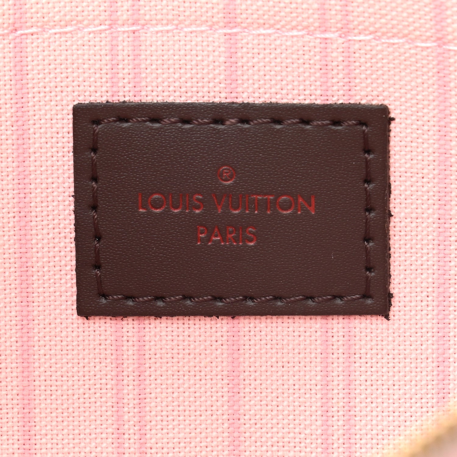 Louis Vuitton Damier Ebene Neverfull MM GM Pochette Rose Ballerine 6 of 7