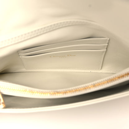 Christian Dior Calfskin Star Motif Macrocannage Mini Caro Bag Latte 4 of 5