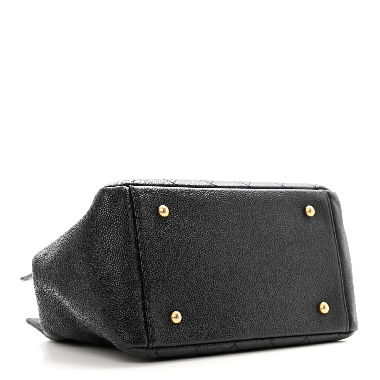 Caviar Quilted Petit Timeless Tote PTT Black