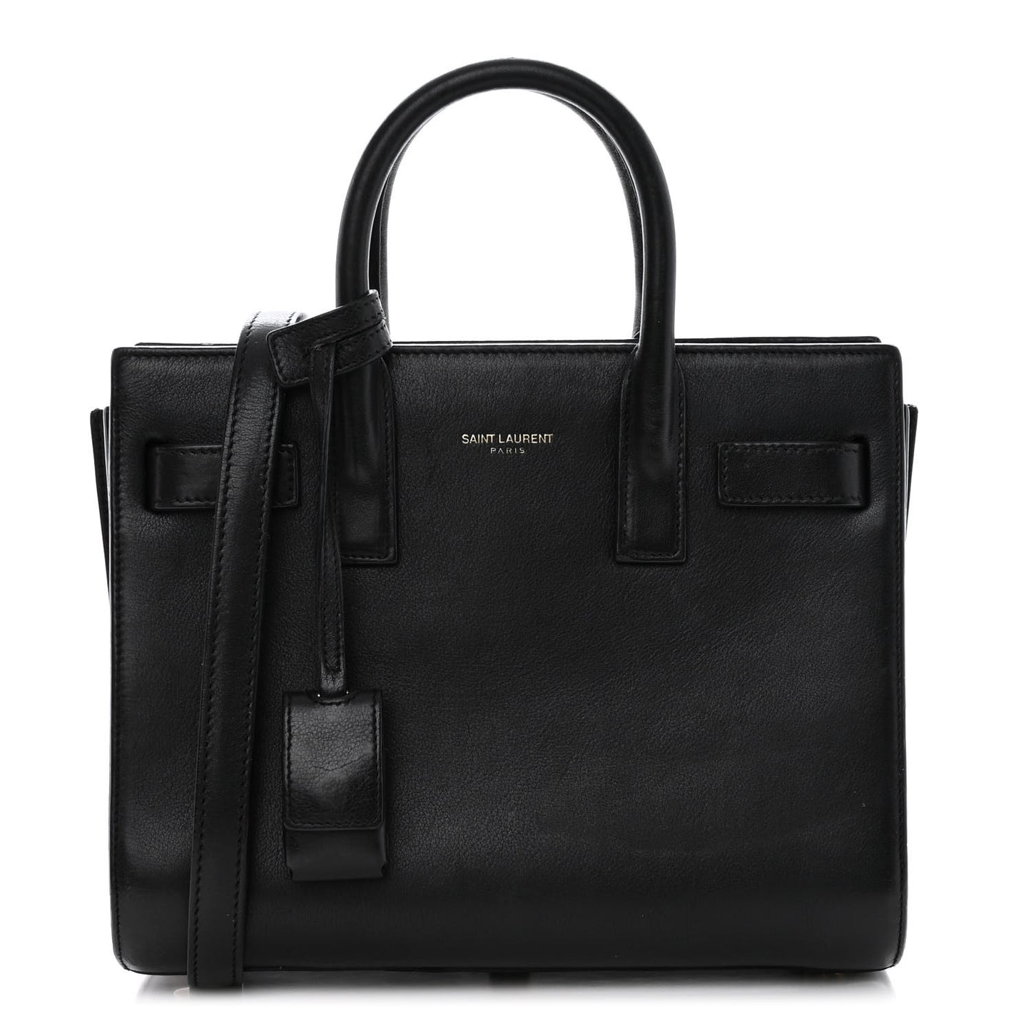 Calfskin Nano Sac De Jour Black