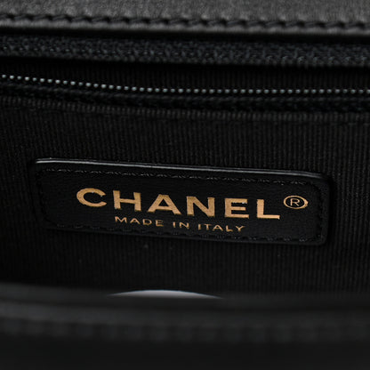 Chanel Calfskin Quilted New Medium Boy Flap Black 8 of 10